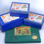 A boxed Dinky Builder set, and 3 Bayko sets