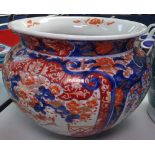 A Chinese Imari jardiniere, 13" diameter