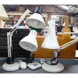 A Vintage anglepoise table lamp, and 2 others