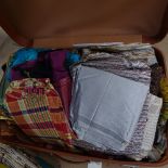A suitcase full of African fabrics etc