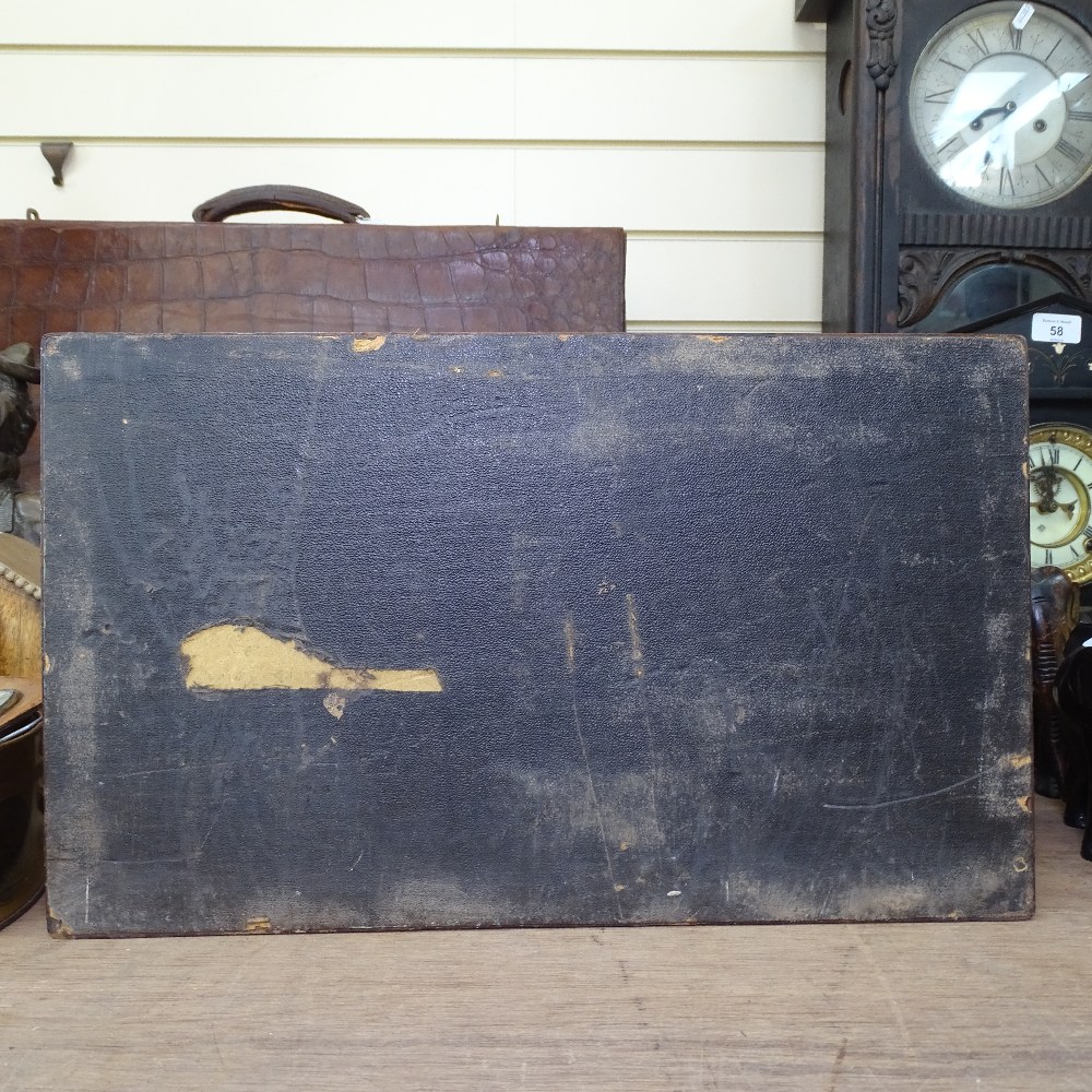 An Victorian table-top stationery cabinet, with fitted interior, fold down writing slope, - Image 7 of 13