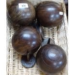 A set of bowling balls etc