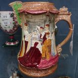 A Burleigh Ware jug commemorating the Coronation of Elizabeth II 1953, height 20.5cm