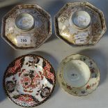 Royal Crown Derby plate, 16cm, tea bow, and 2 Oriental pots and covers