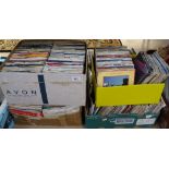 A large quantity of 45 rpm records