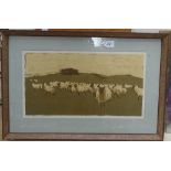 Alan Robinson (Canadian - born 1915), 3 screen prints, sheep and cattle, all signed in pencil, dated