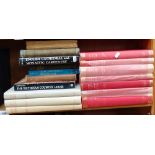 10 volumes, A History of the County of Sussex, and other reference books