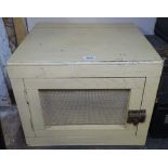 A small painted meat safe