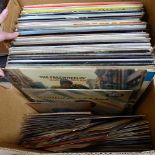 A quantity of LP records