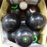 Various bowling balls