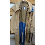 An original gent's gabardine raincoat by Harry Brown