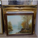 Various pictures, including Paul Morgan, pair of oils on board, framed (4)