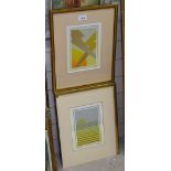 King, 4 coloured lithographs, artist's proofs, signed and dated '77, together with another