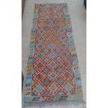 A vegetable dyed Choli Kilim runner, 200cm x 65cm