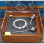 A Garrard's SP.25 Mark II turntable, teak cased, and a pair of MS079 speakers