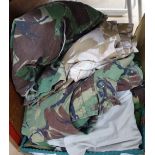 A quantity of Army camouflage uniforms