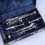 A cased Boosey & Hawkes clarinet