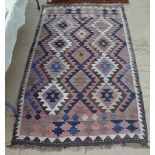 A flat-weave Kilim rug, 185cm x 104cm