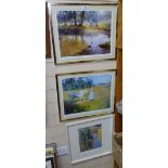 Tony Sheath, 3 limited edition colour prints, rural scenes, all signed in pencil, largest image