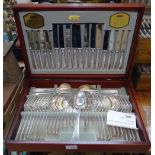 A Viners 60-piece plated canteen of cutlery for 8 people