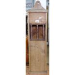A French pine hanging cabinet of narrow size, H84cm