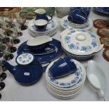 Retro Poole Pottery dinner service and matching tea set