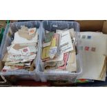 A large quantity of stamps and stamp albums