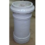 A terracotta chimney pot, H63cm