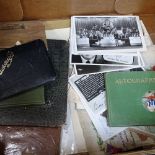 Autograph books, signed photographs, and ephemera