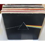 A small collection of 1960s to 1980s LPs, including a Greek pressing of Pink Floyd Dark Side of
