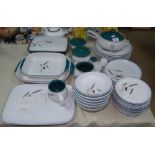 Denby Greenwheat dinnerware, including tureens and serving plates
