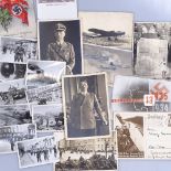 Second World War photographs and postcards, including Nazi interest