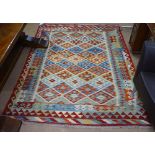 A vegetable dye Choli Kilim rug, 200cm x 153cm