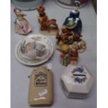 Hummel figures, Doulton figures etc