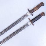 2 First World War Period bayonets - Wilkinson and Anderson, length 54cm