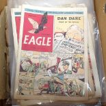 A collection of 1950s Eagle comics