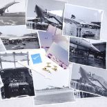 Vintage photographs of aeroplanes, cufflinks etc