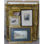 A quantity of Antique engravings and prints, gilt-frame etc (6)