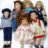 Various dolls