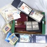 Stamp album, postcard album, loose cards etc