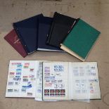A collection of British and Commonwealth postage stamp albums