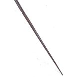 A Tribal spear with carved handgrip, L170cm