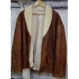 A sheepskin flying jacket, by Cecil Gee London