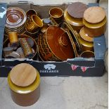 Hornsea saffron storage jars, and other Hornsea china