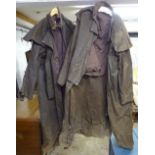 An Australian wax riding coat "The Original Driza-Bone", size XS, and another size XXL