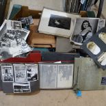 Photograph albums and ephemera