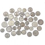 British pre-decimal silver coins