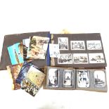 2 albums of Jewish and Israeli photographs, postcards