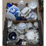 2 boxes of china etc