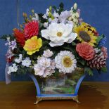 A limited edition American bouquet by Thomas Kinkade, 2005, height 26cm